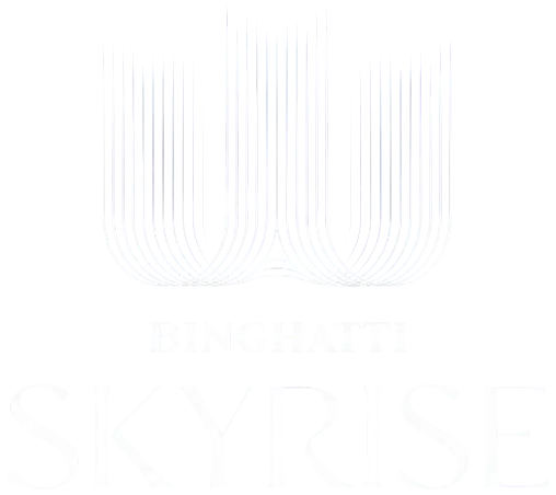 Binghatti Skyrise at Business Bay Logo PNG White